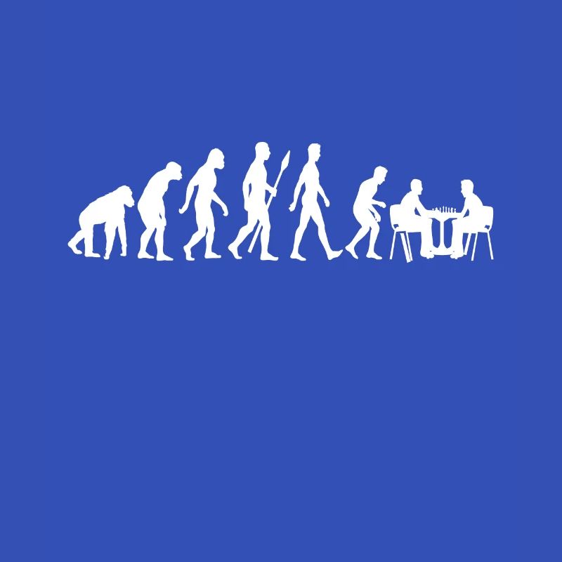 Schach Evolution Schachbrett - Sport Geschenk