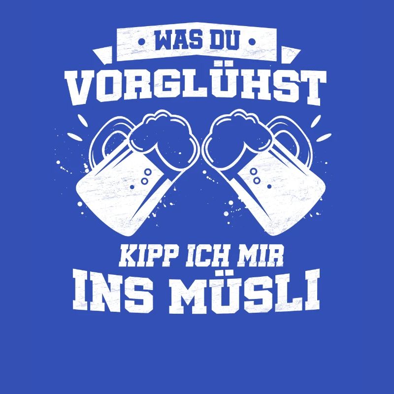 Vorglühen, Müsli, Bier