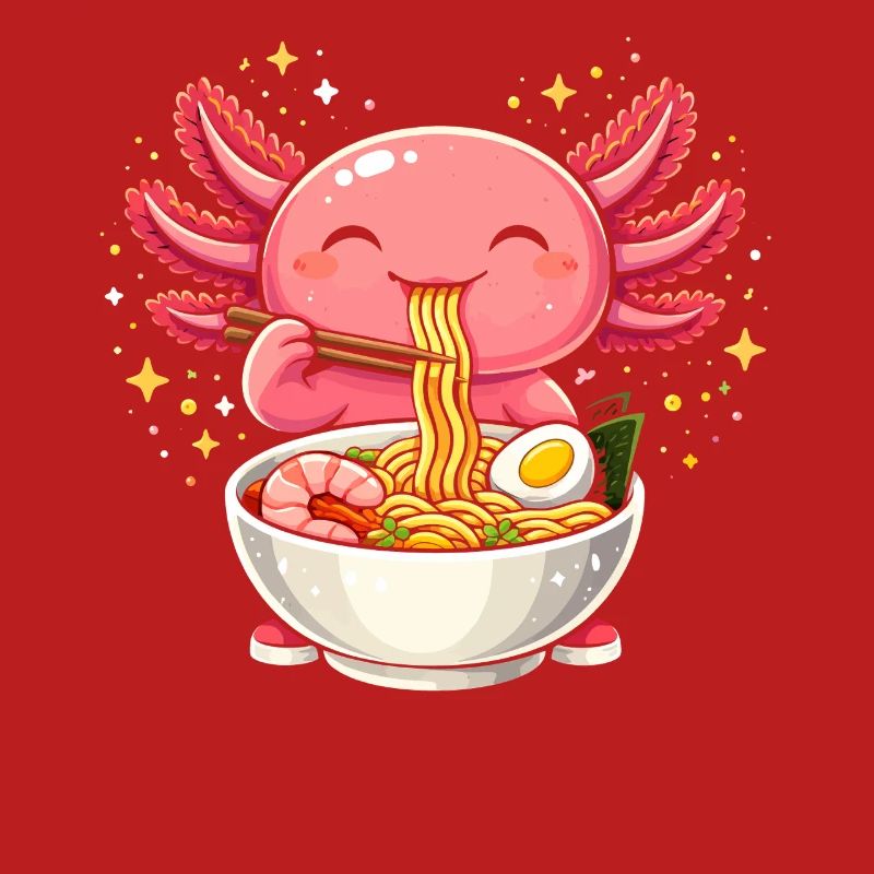 Ramenengelchen mit Nudeln