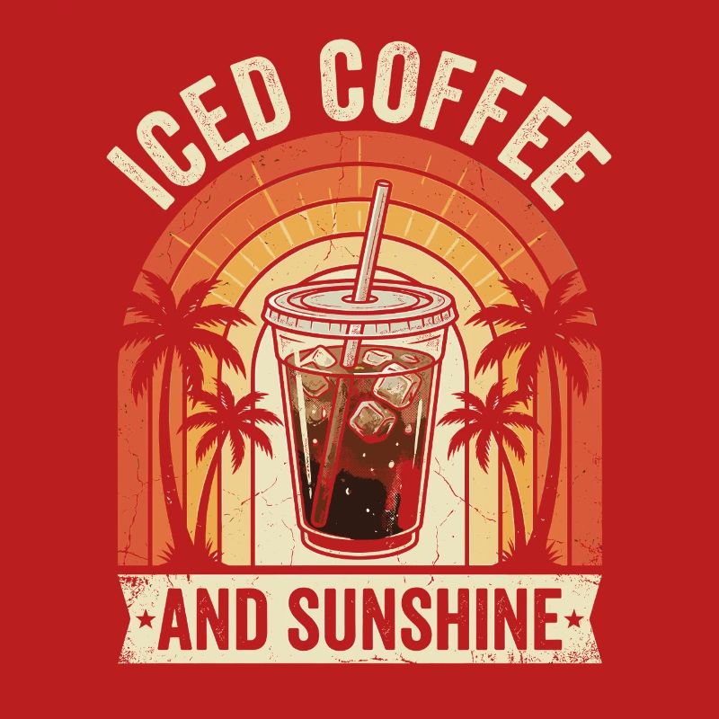 Eiskaffee und Sonnenschein