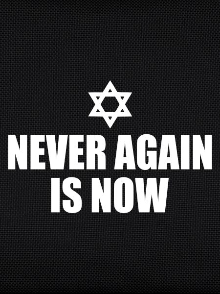 Never again is now