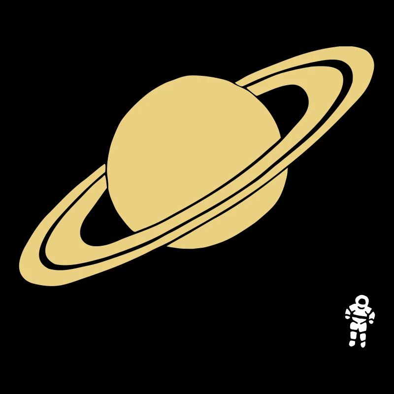 Saturn - Astronaut - Planet - Raumfahrt