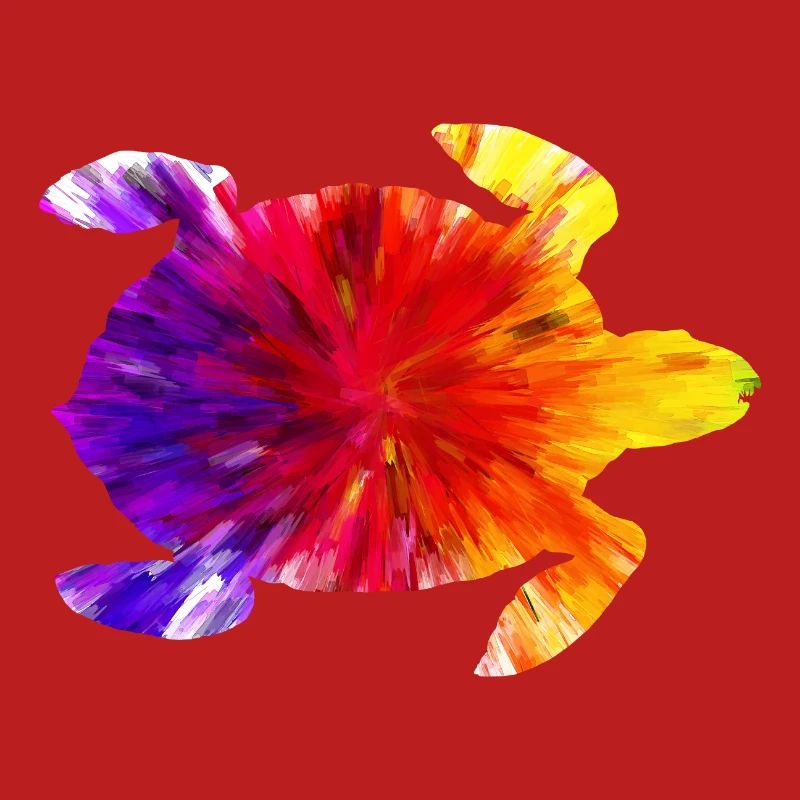 Colored turtle