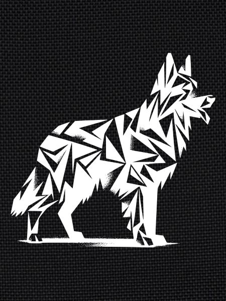 Geometric German Shepherd