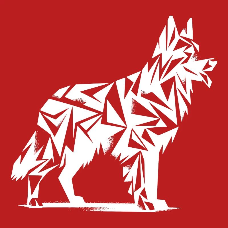 Geometric German Shepherd