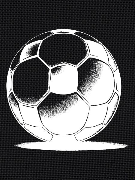 Ballon de football avec ombre