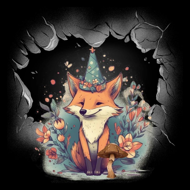 mystical fox foxes fairy tale fairy tale character child
