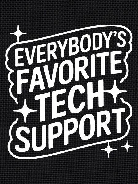 Technischer Support Computerfreak Nerd