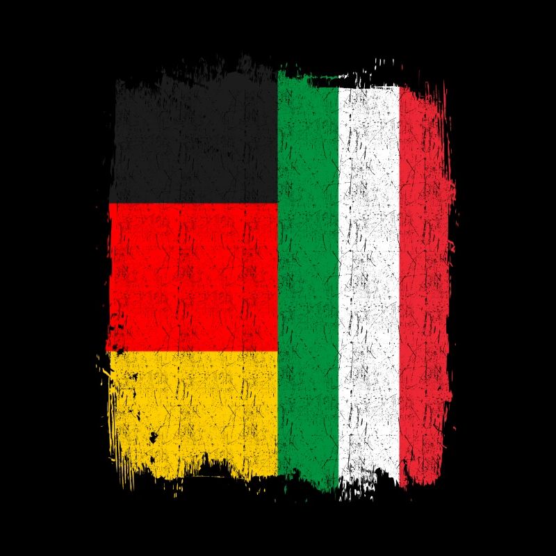 German Italian Flag