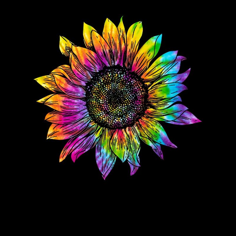 Sonnenblume Hippie