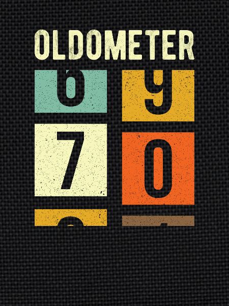 Oldometer 70th Birthday Gift
