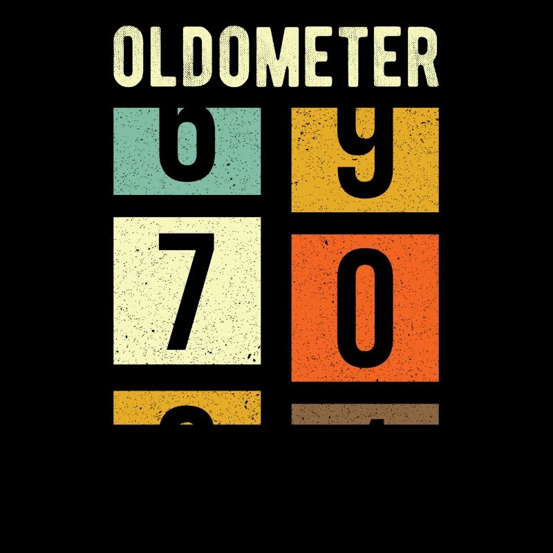 Oldomètre 70e anniversaire cadeau