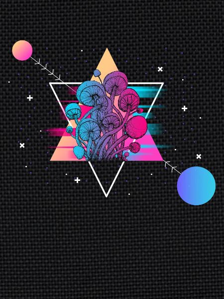 Mushroom Vaporwave