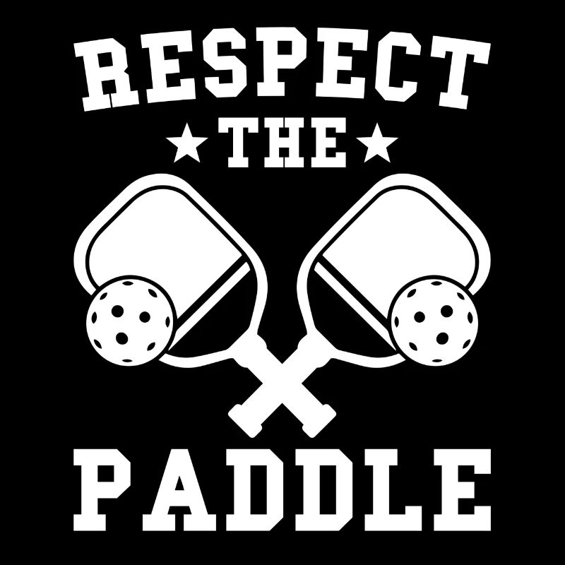 Pickleball Respsect la pagaie