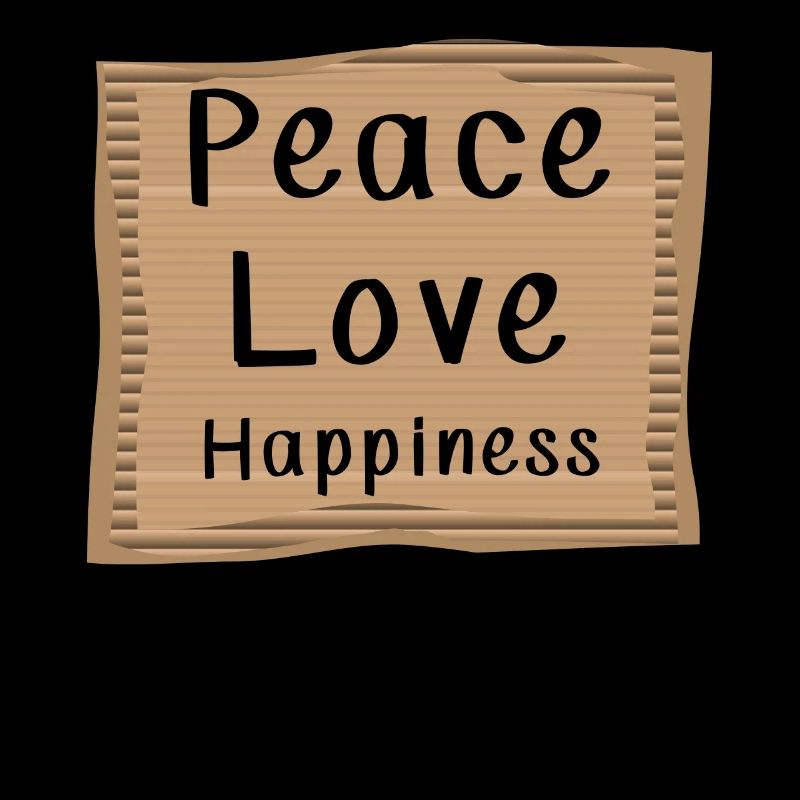 Politsches Statement Liebe Glück Frieden