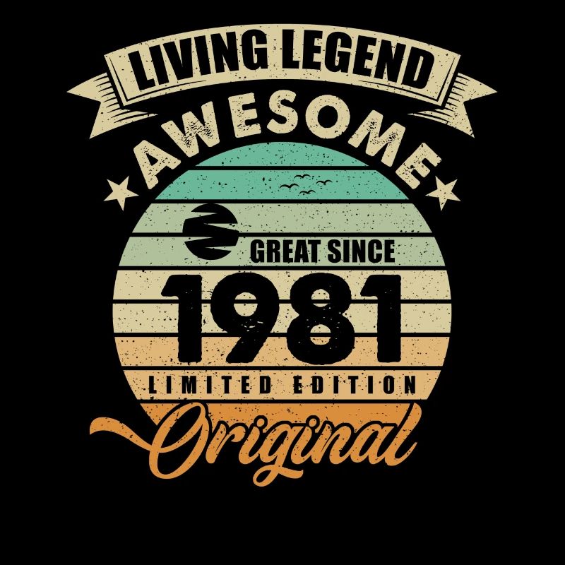 1981 Anniversaire Rétro Original