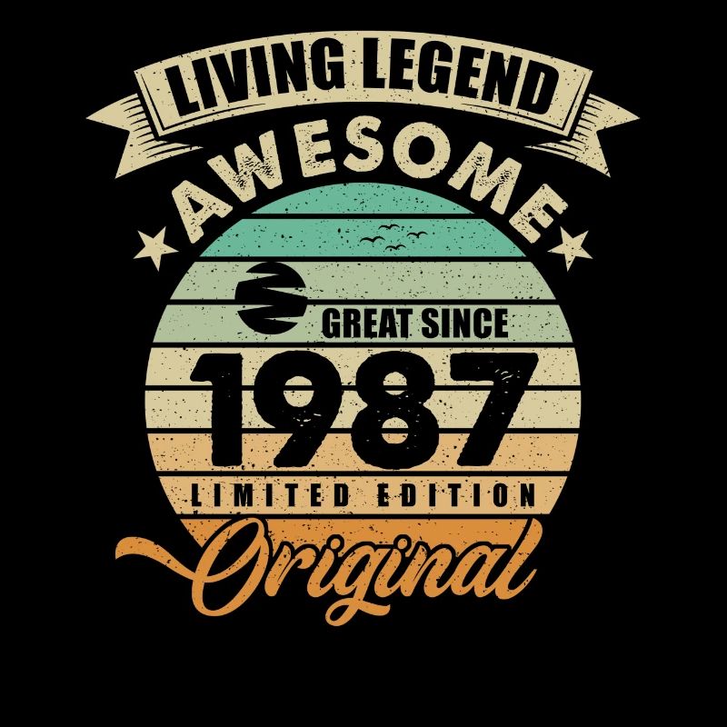 1987 Anniversaire Retro Orginal