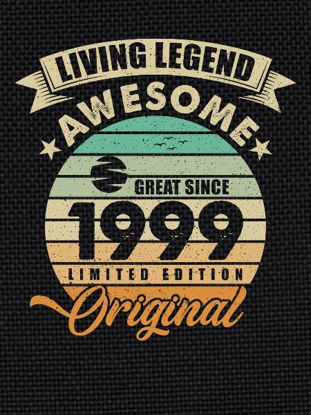 1999 Anniversaire Retro Orginal
