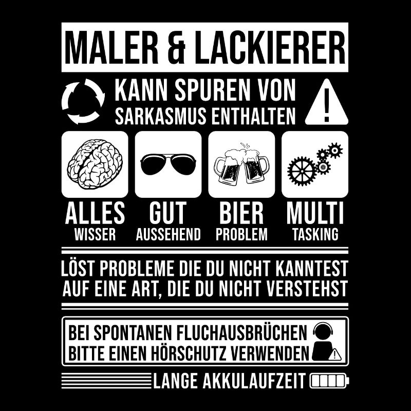 Maler und Lackierer Sprüche