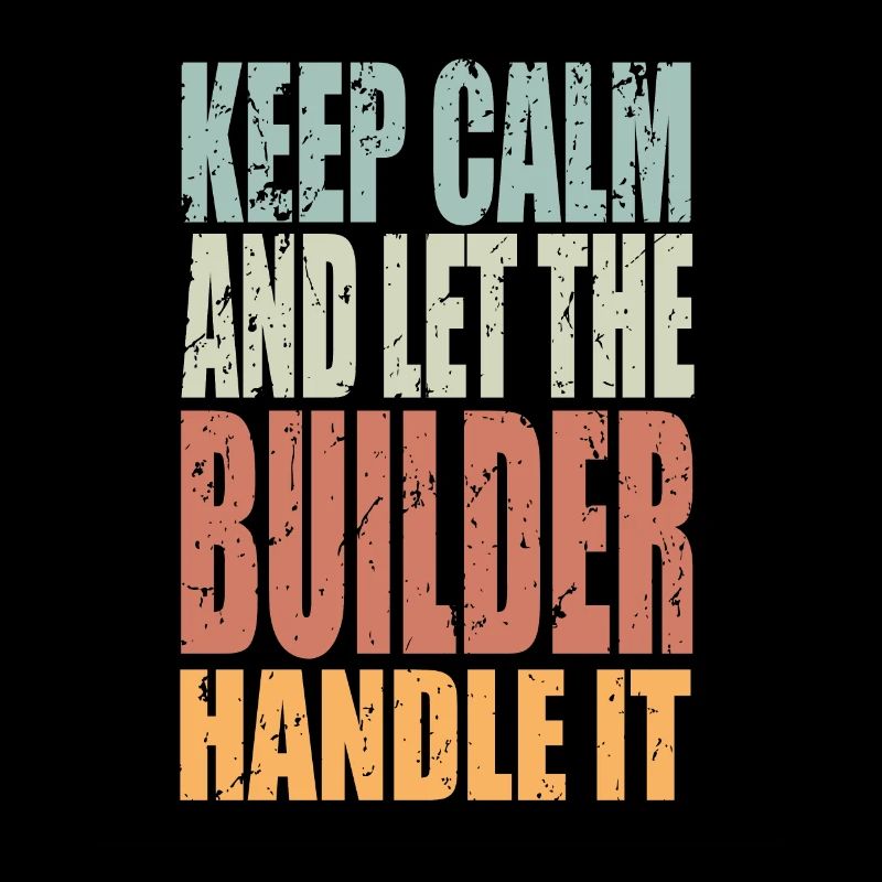 Keep Calm Bauarbeiter Spruch Bauarbeiter Geschenk