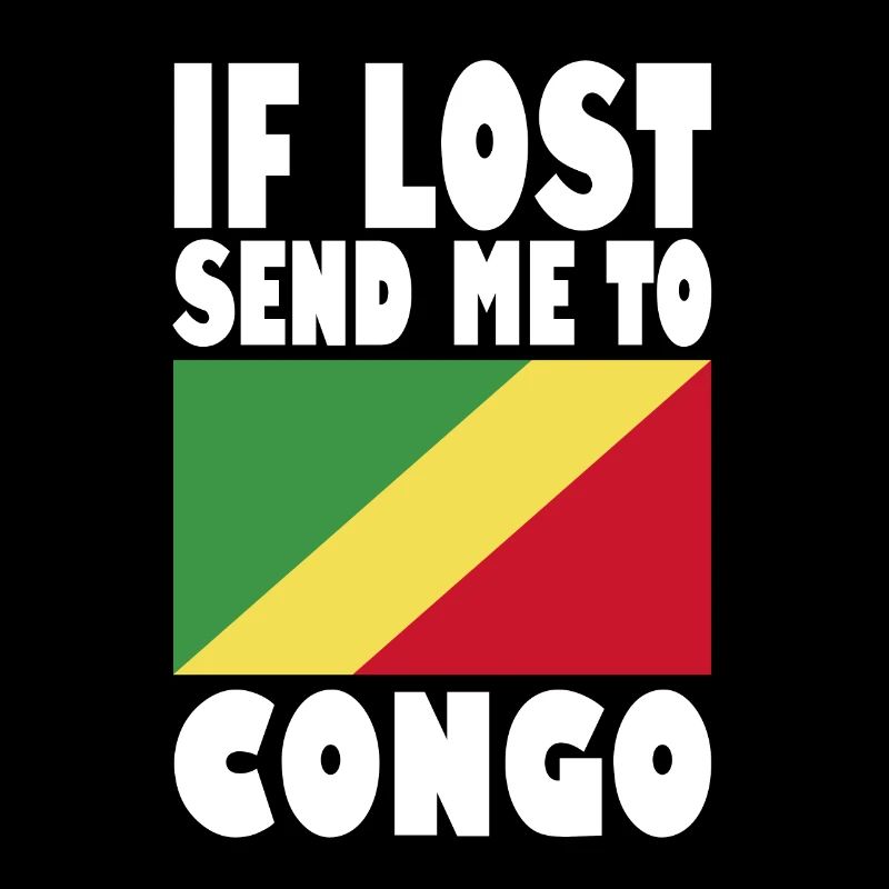 Kongo Flagge Spruch