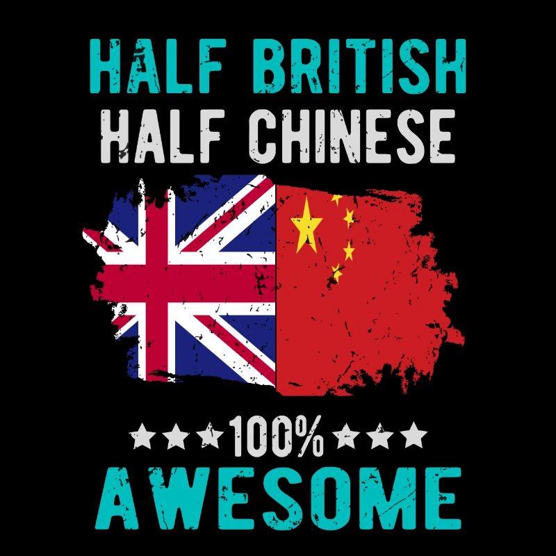 Moitié britannique moitié chinois
