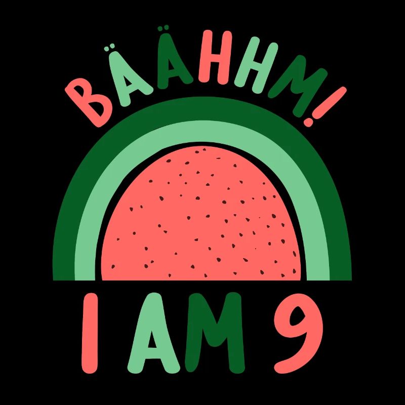 9 years old Rainbow Rainbow 9th birthday