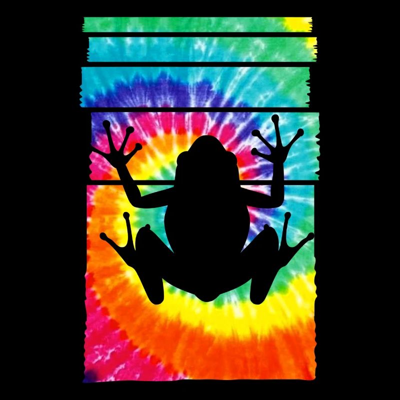 Frog Hippie Tie Dye