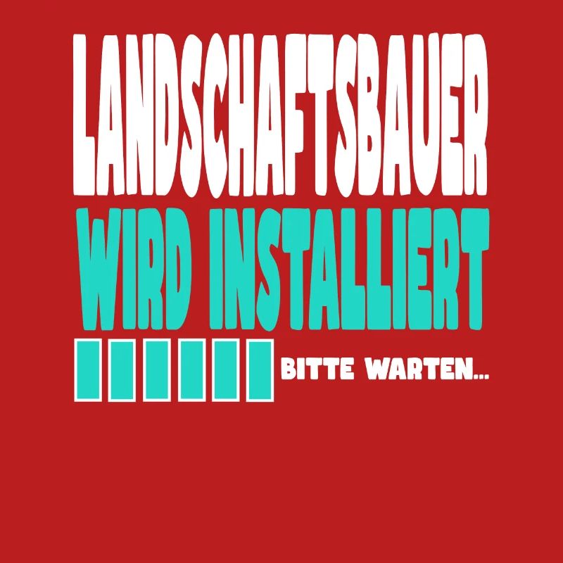 Landschaftsbauer wird installiert