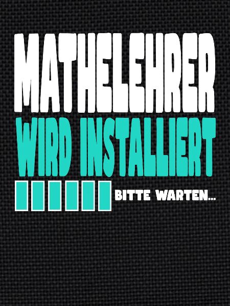 Mathelehrer wird installiert
