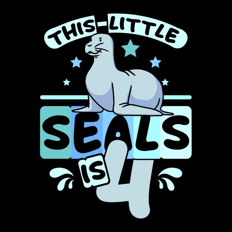 4 years old this little seal is 4th birthday