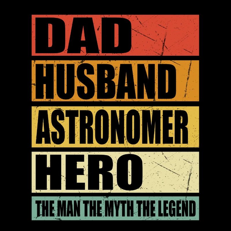Vater Ehemann Astronom Held