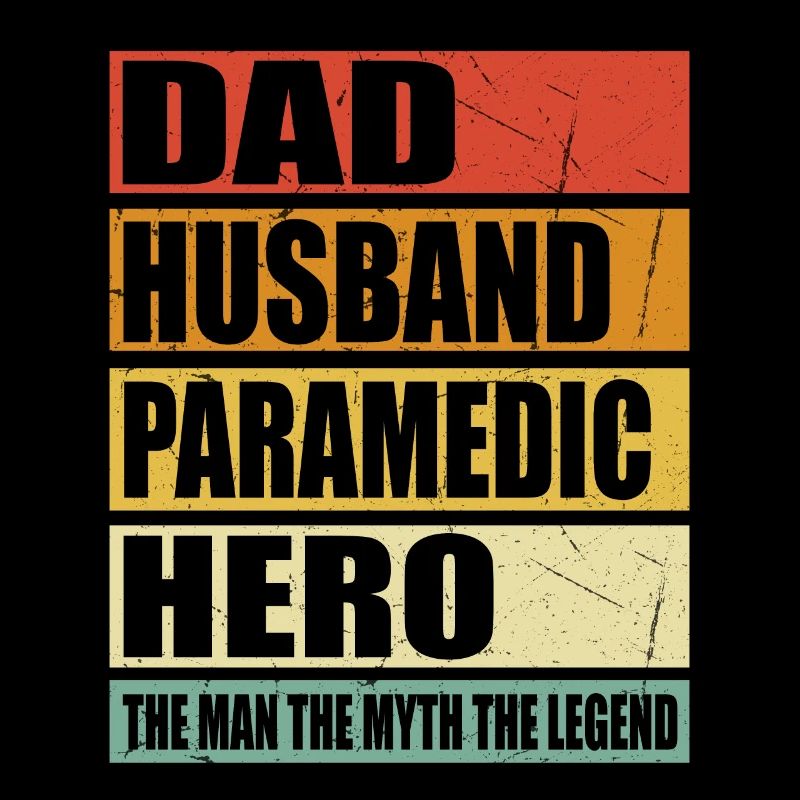 Père Mari Ambulancier Paramédical Héros