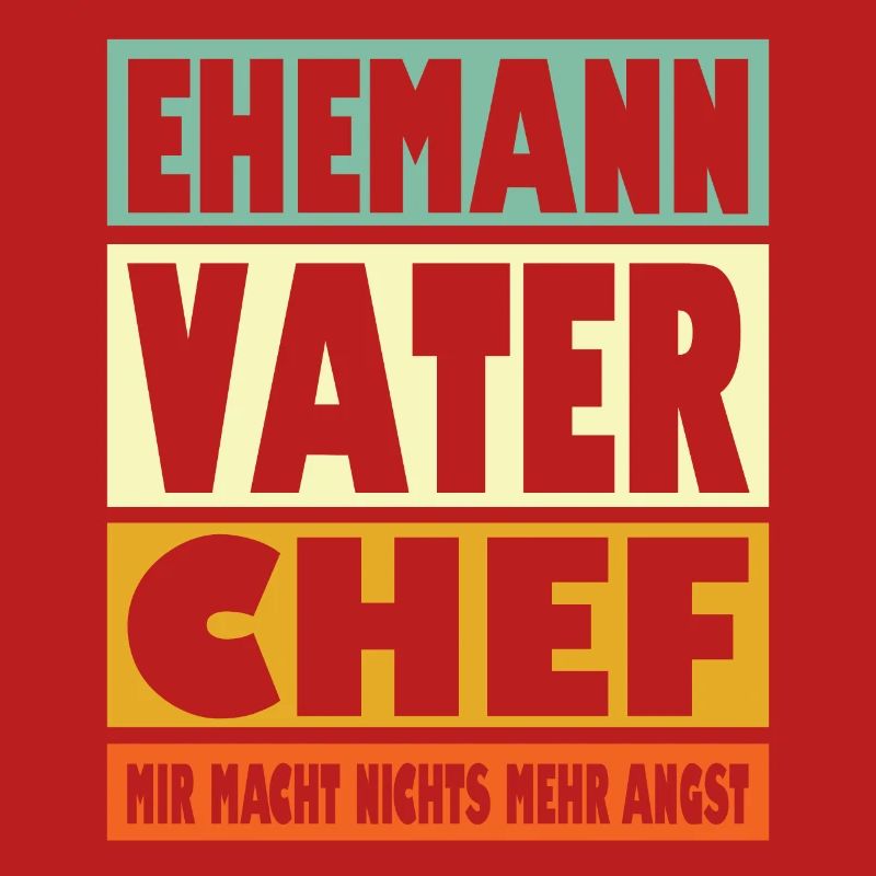 Chef Vater Ehemann Held