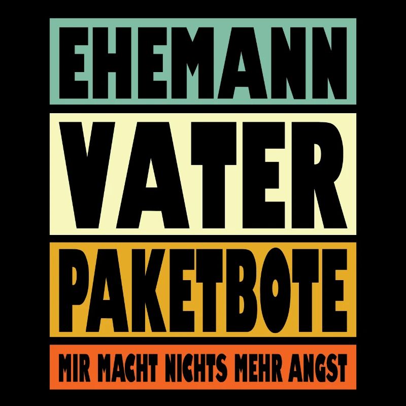 Paketbote Vater Ehemann Held