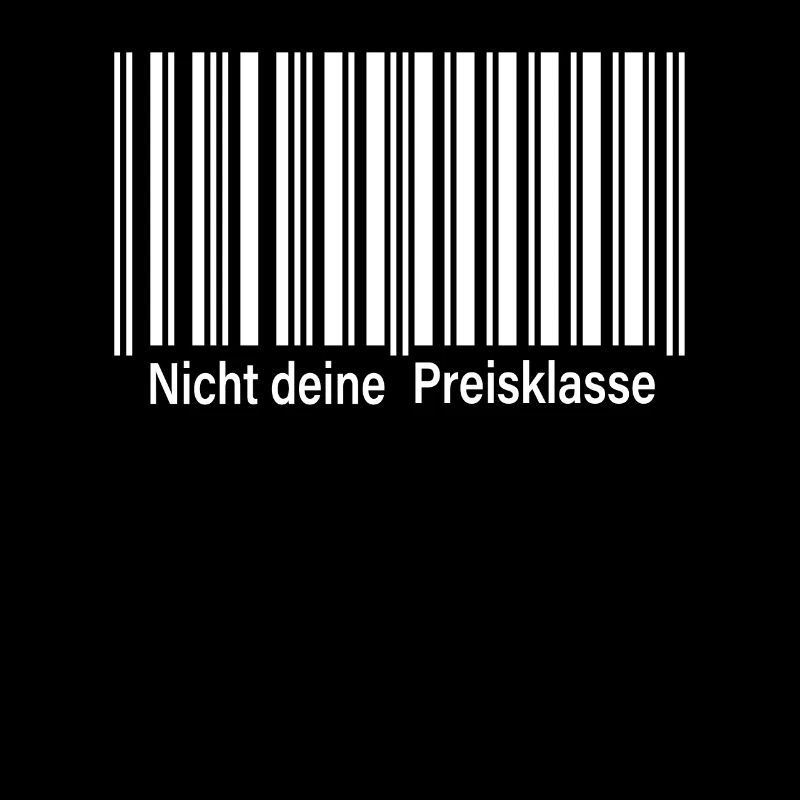 Nicht Deine Preisklasse Barcode Nicht Deine Liga