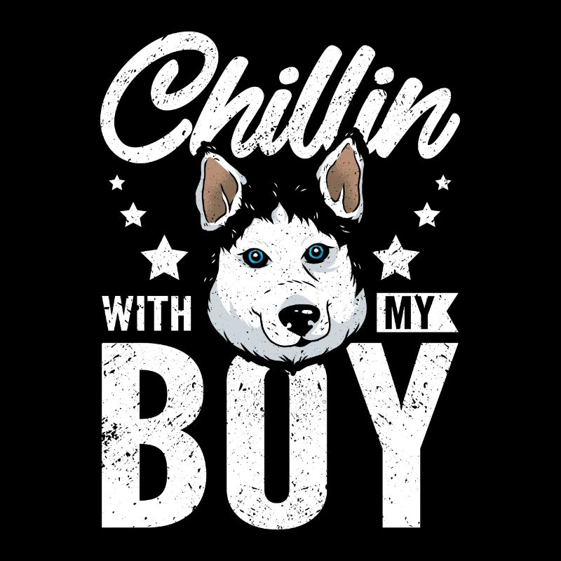 Chillin avec mon garçon, husky sibérien