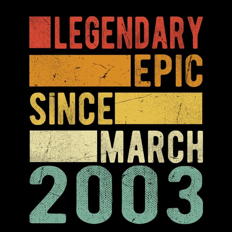 Geburtstag März 2003 Legendär Episch