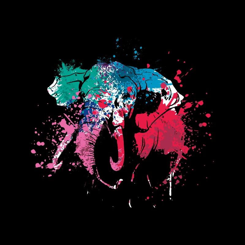 Splash Art Eléphants