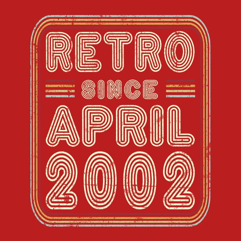 Birthday April 2002 Retro Gift