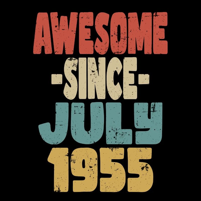 1955 Juillet Anniversaire Rétro