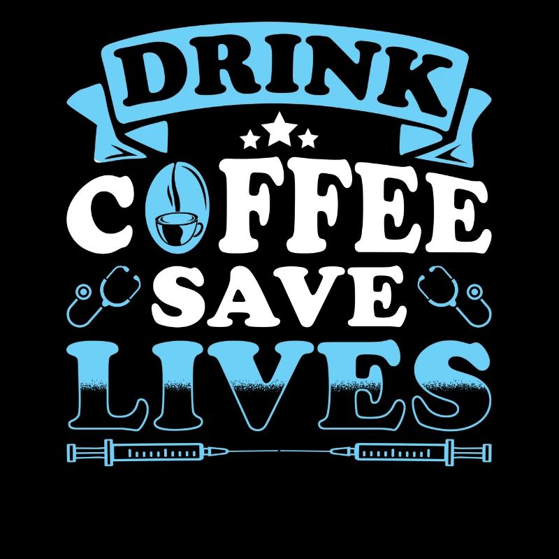 Krankenschwester Kaffee Trinken Rettet Leben