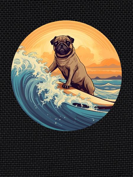 Pug Surfer