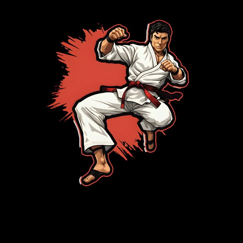 Karate Kämpfer