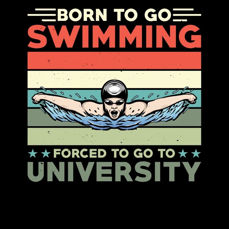 Schwimmer Geschenk Schwimmen Sport Uni Student