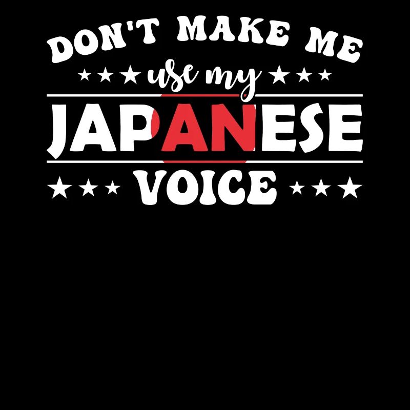 Ne me forcez pas à utiliser ma voix japonaise