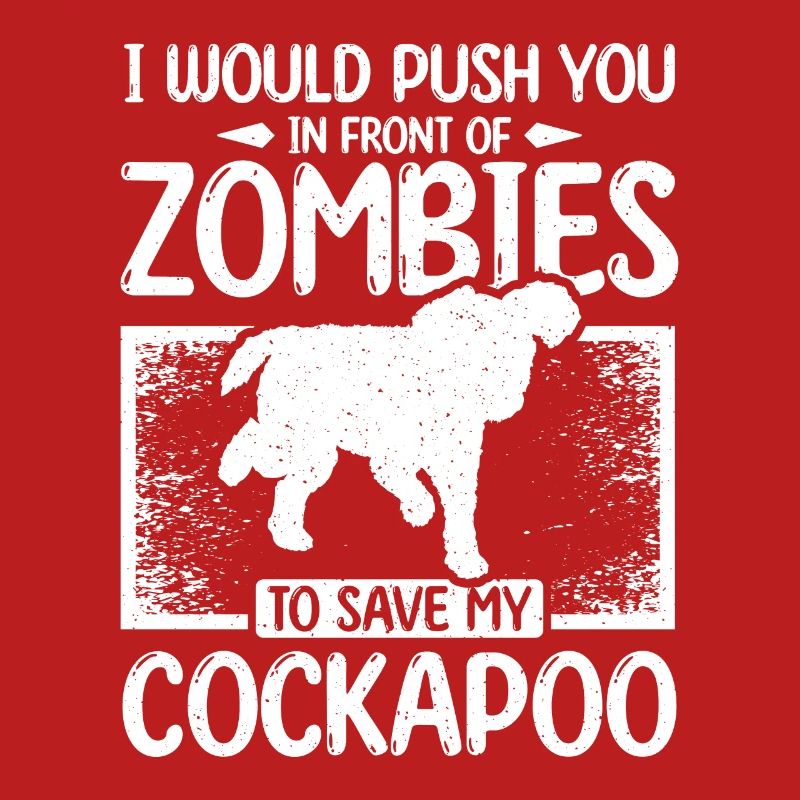 Vous pousser devant les zombies pour sauver mon cockapoo