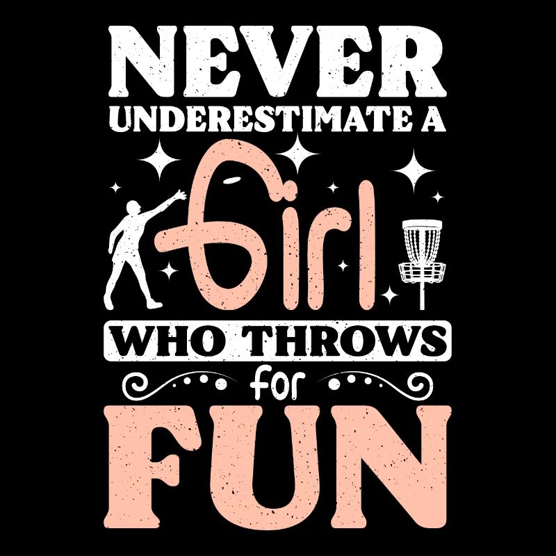 Never underestimate a girl who throws disc golf