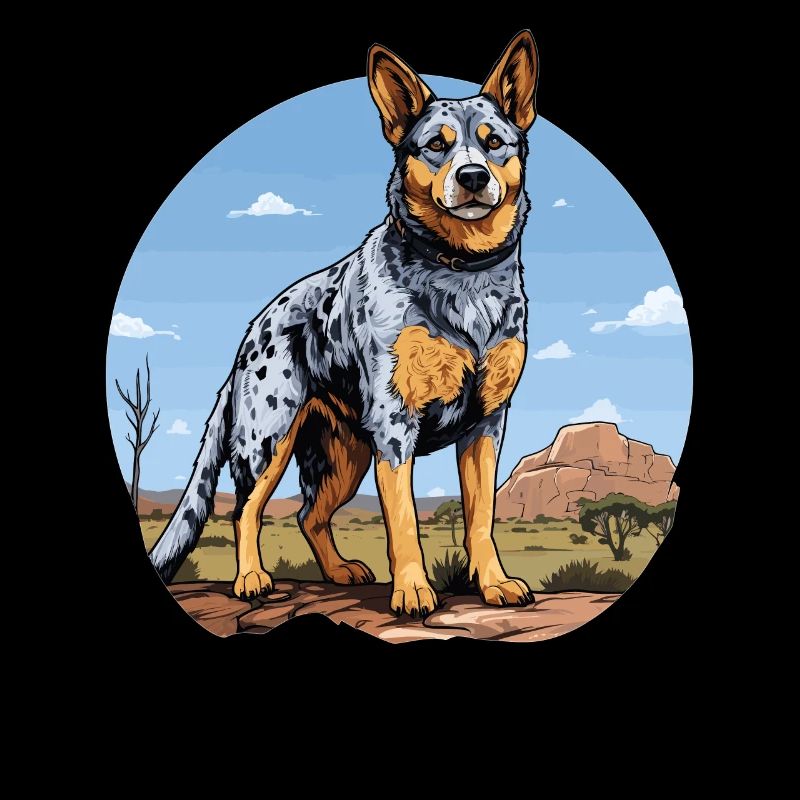 Hund Chien de bouvier australien