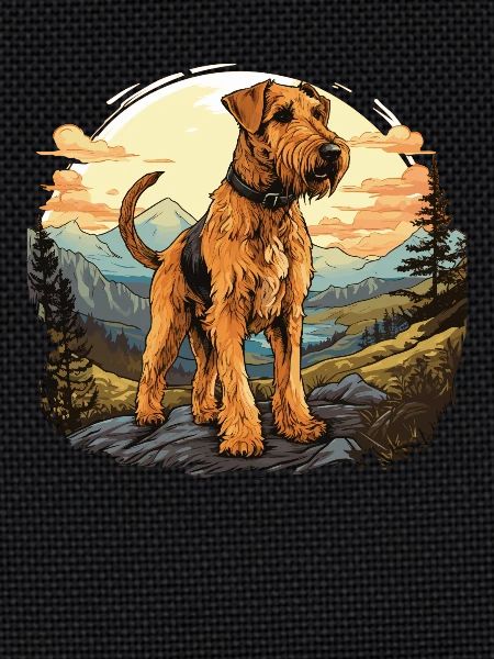 Dog Airedale Terrier